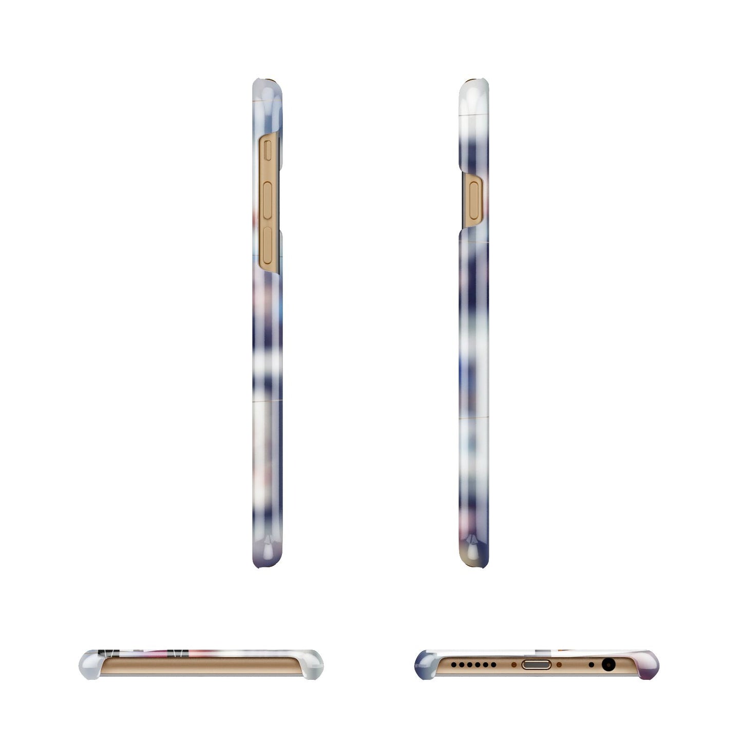 Photo Wall Montage Upload Apple iPhone 6 3D Wrap Snap Case Angled Images