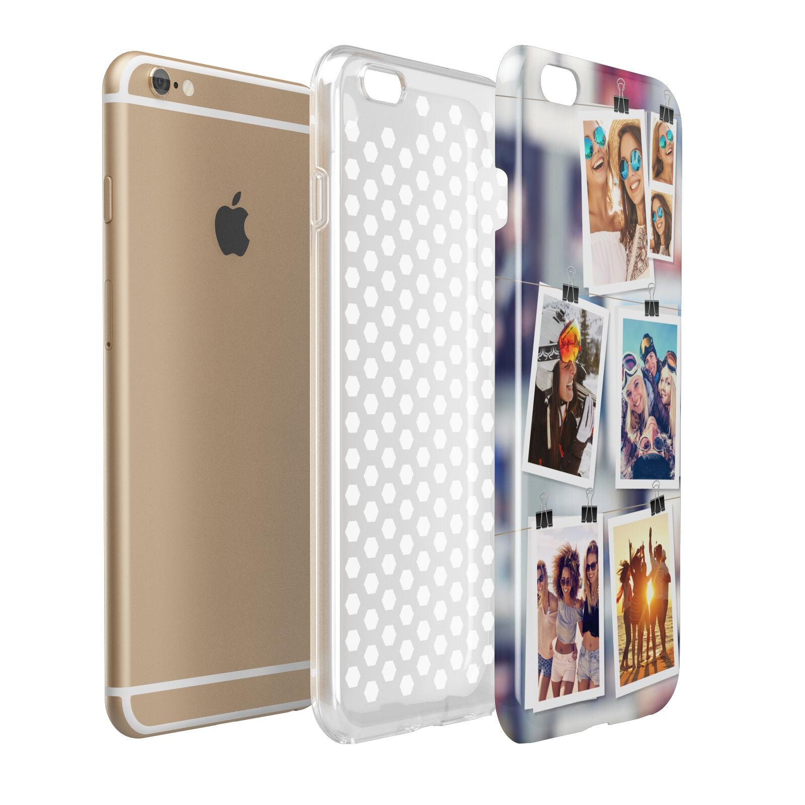 Photo Wall Montage Upload Apple iPhone 6 Plus 3D Tough Case