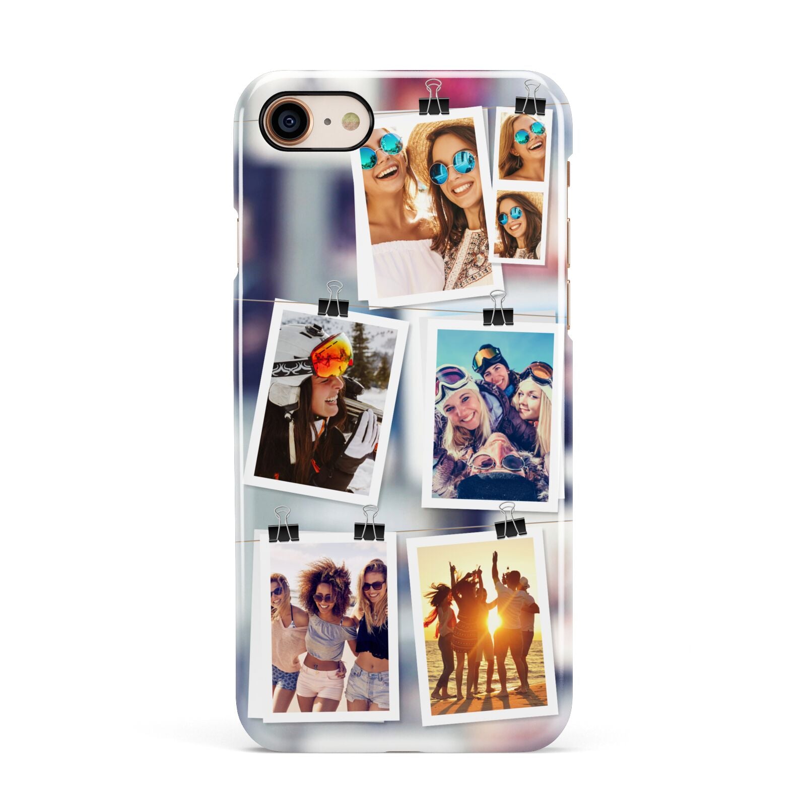 Photo Wall Montage Upload Apple iPhone 7 8 3D Snap Case