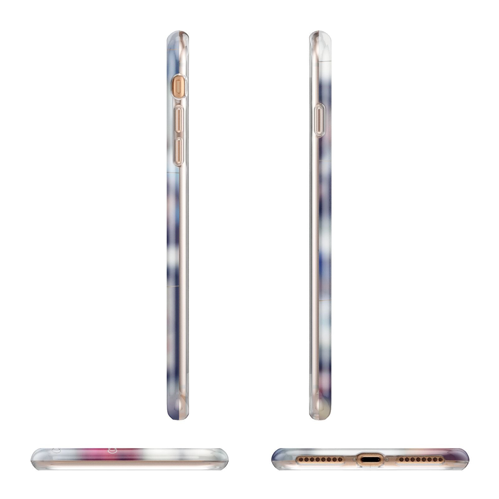 Photo Wall Montage Upload Apple iPhone 7 8 Plus 3D Wrap Tough Case Alternative Image Angles