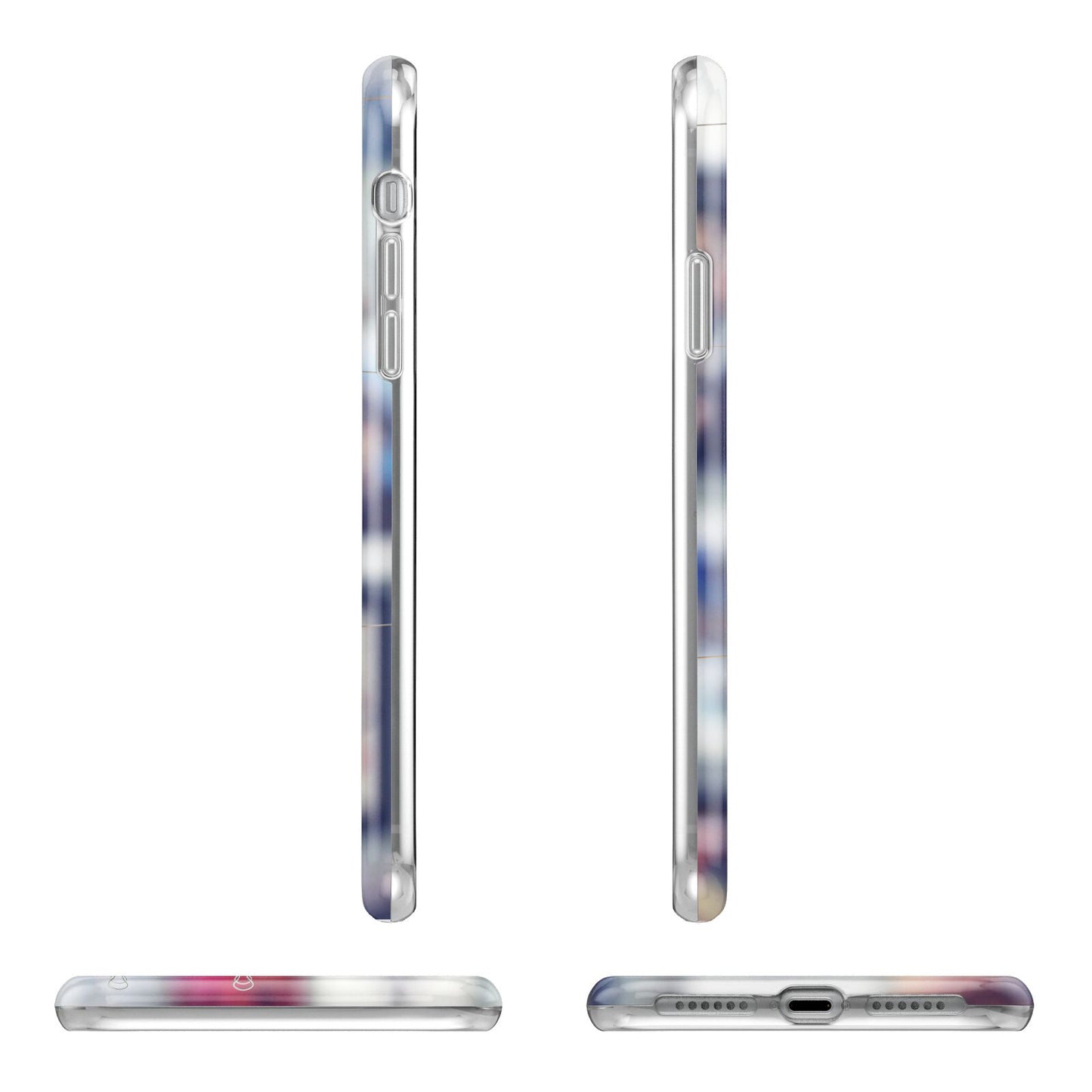 Photo Wall Montage Upload Apple iPhone XR in White with 3D Wrap Tough Case Alternative Image Angles