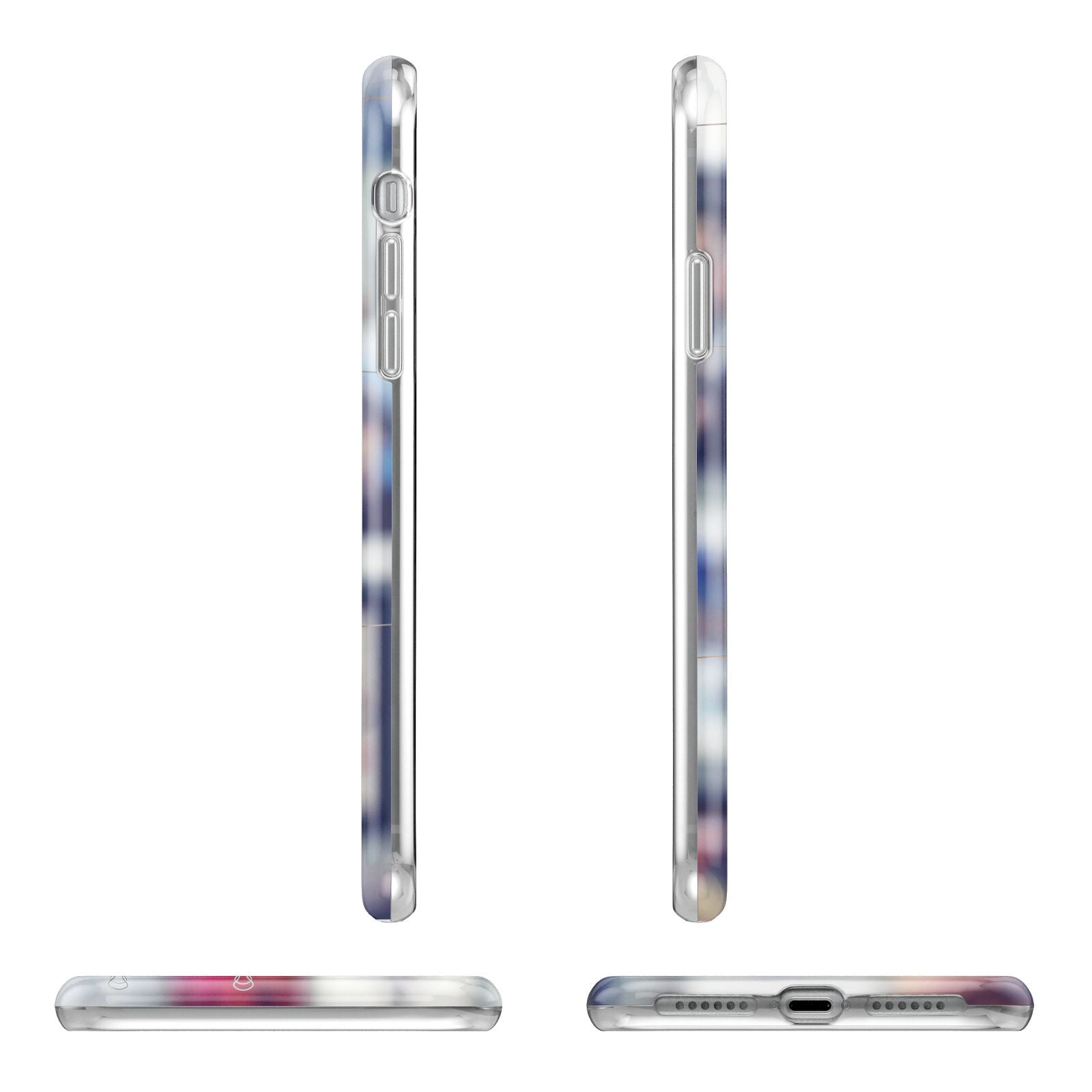 Photo Wall Montage Upload Apple iPhone XR in White with 3D Wrap Tough Case Alternative Image Angles