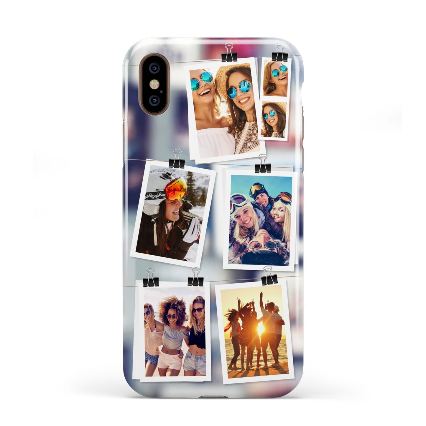 Photo Wall Montage Upload Apple iPhone XS 3D Tough