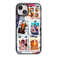 Photo Wall Montage Upload iPhone 13 Black Impact Case on Silver phone