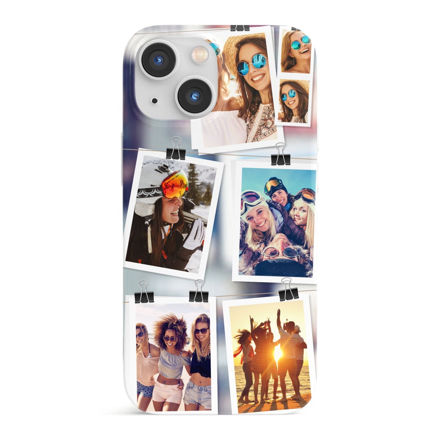 Photo Wall Montage Upload iPhone 13 Mini Full Wrap 3D Snap Case