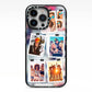 Photo Wall Montage Upload iPhone 13 Pro Black Impact Case on Silver phone