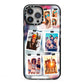 Photo Wall Montage Upload iPhone 13 Pro Max Black Impact Case on Silver phone