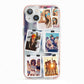 Photo Wall Montage Upload iPhone 13 TPU Impact Case with Pink Edges