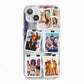 Photo Wall Montage Upload iPhone 13 TPU Impact Case with White Edges