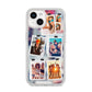 Photo Wall Montage Upload iPhone 14 Glitter Tough Case Starlight