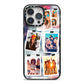 Photo Wall Montage Upload iPhone 14 Pro Max Black Impact Case on Silver phone