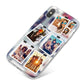 Photo Wall Montage Upload iPhone X Bumper Case on Silver iPhone