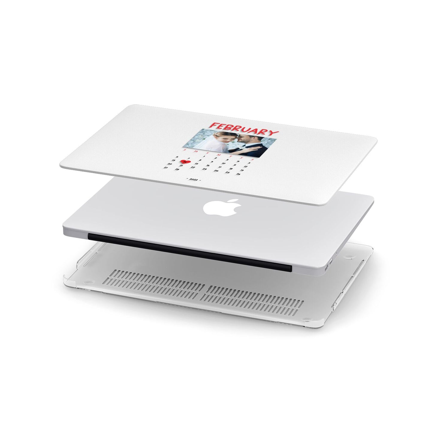 Photo Wedding Anniversary Apple MacBook Case in Detail