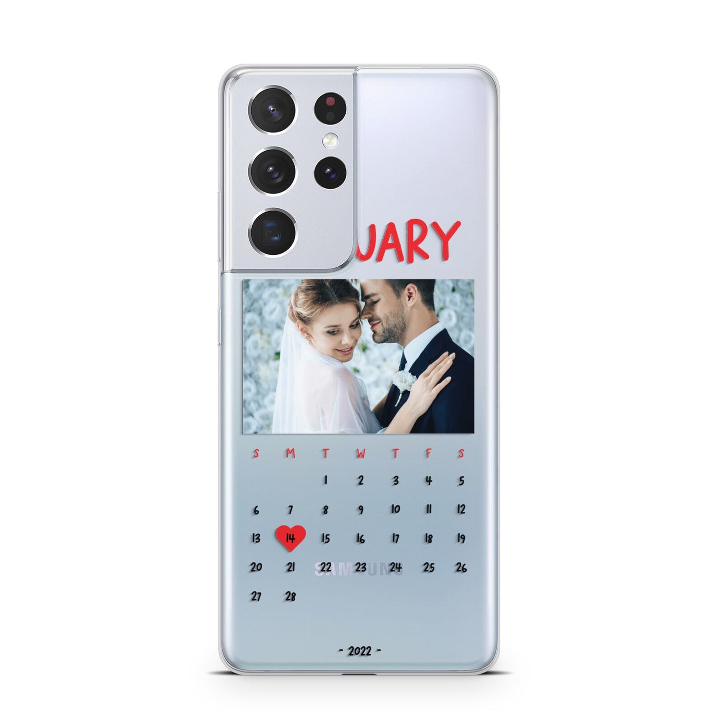 Photo Wedding Anniversary Samsung S21 Ultra Case