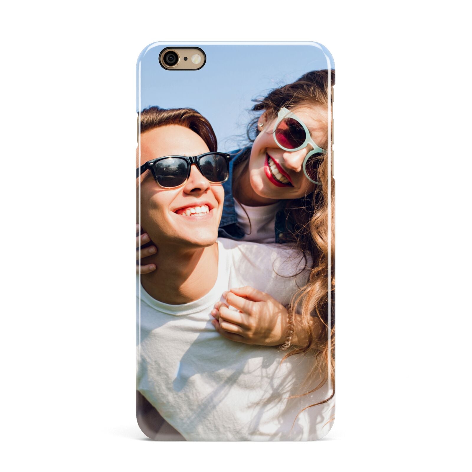 Photo iPhone 6 Plus 3D Snap Case on Gold Phone