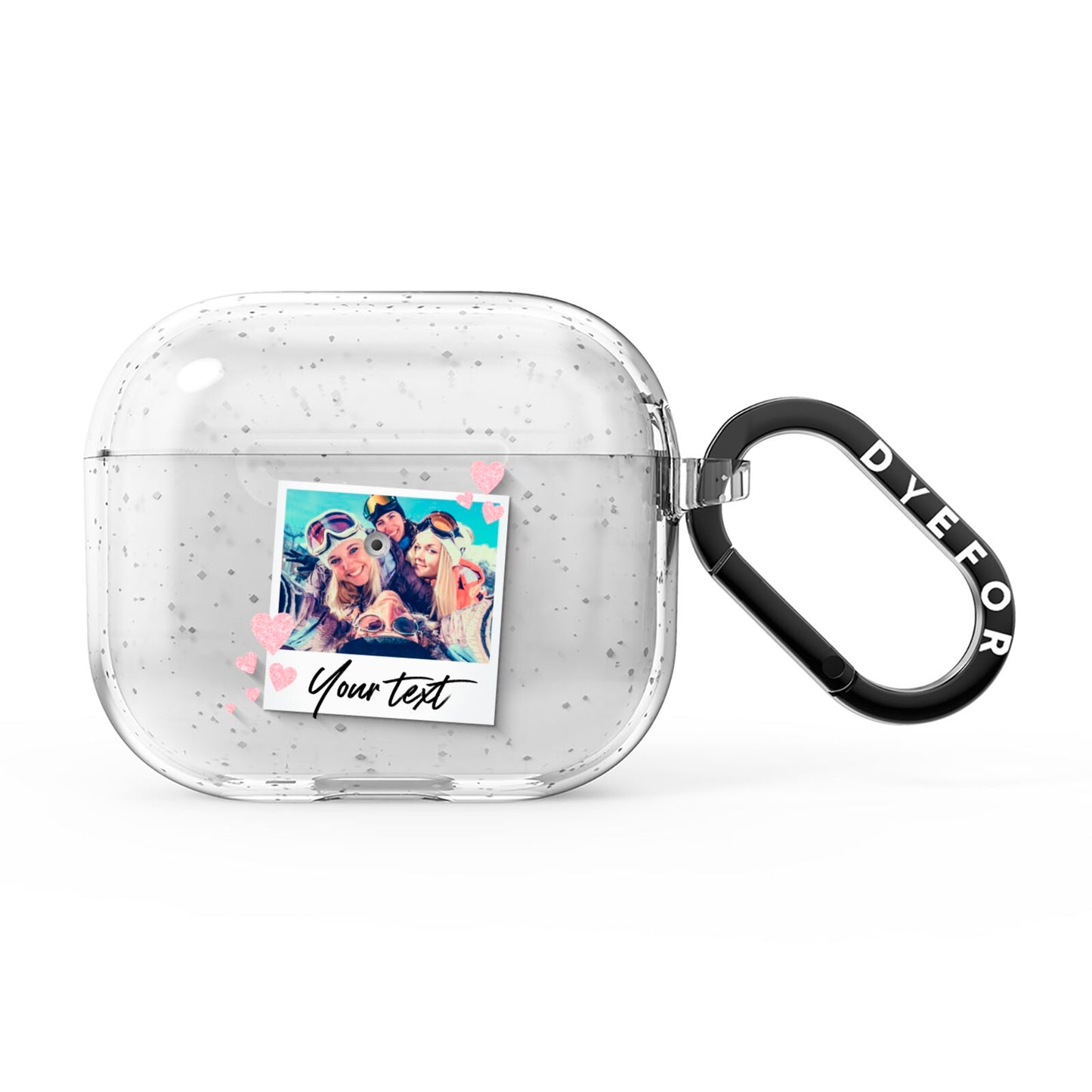 Photo with Text AirPods Glitter Case 3rd Gen