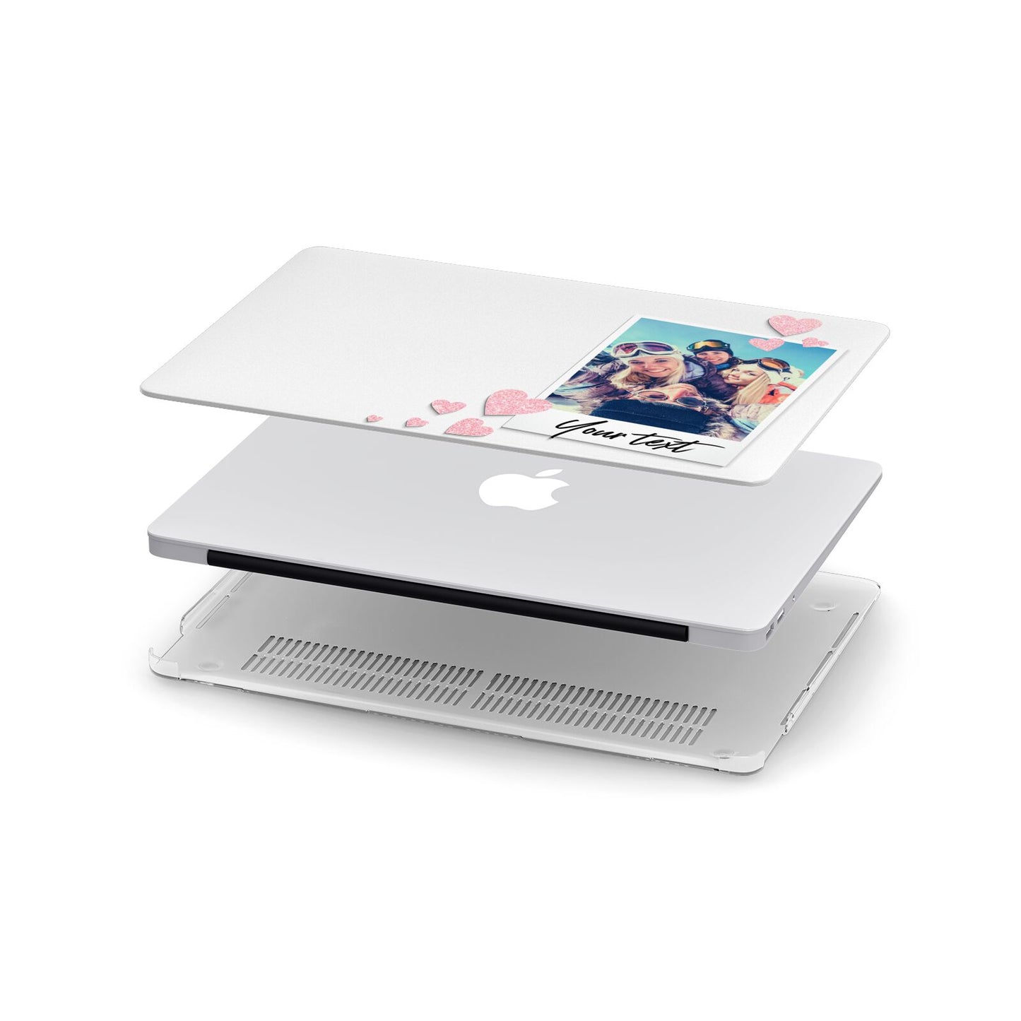 Photo with Text Apple MacBook Case in Detail