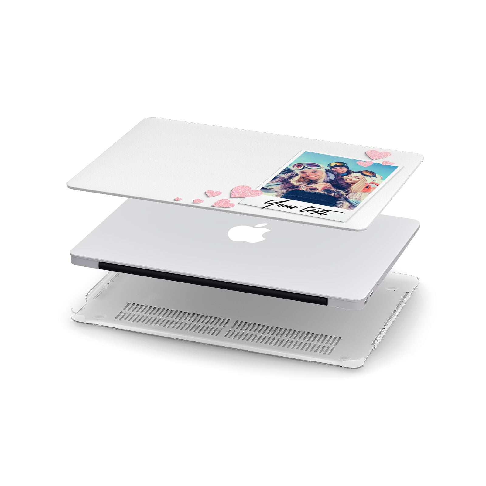 Photo with Text Apple MacBook Case in Detail