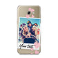Photo with Text Samsung Galaxy A5 2017 Case on gold phone