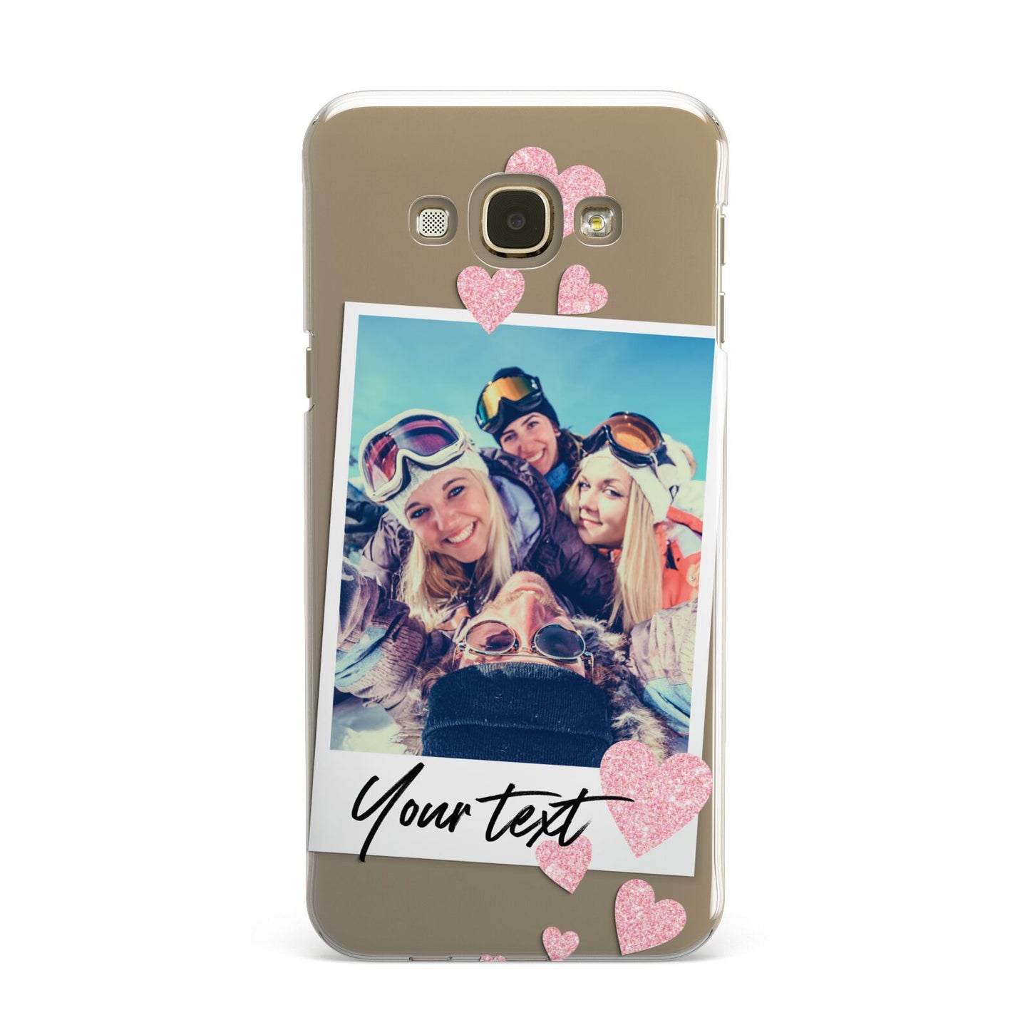 Photo with Text Samsung Galaxy A8 Case