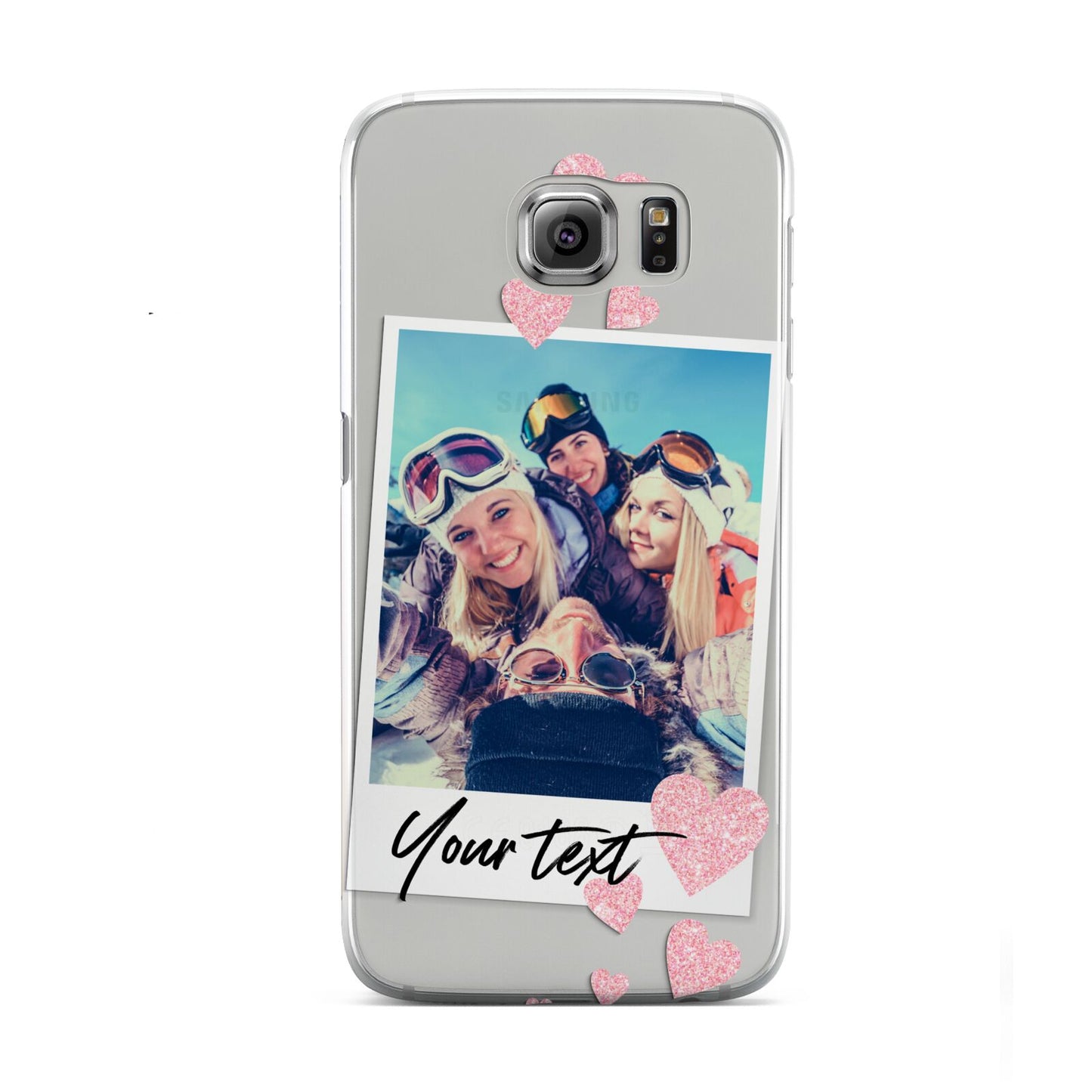 Photo with Text Samsung Galaxy S6 Case