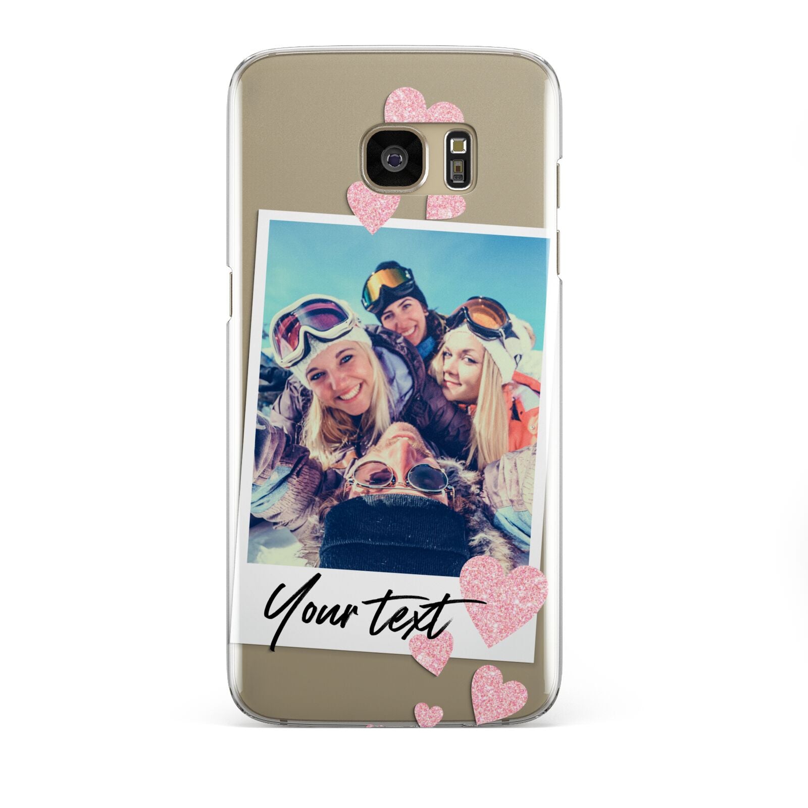 Photo with Text Samsung Galaxy S7 Edge Case