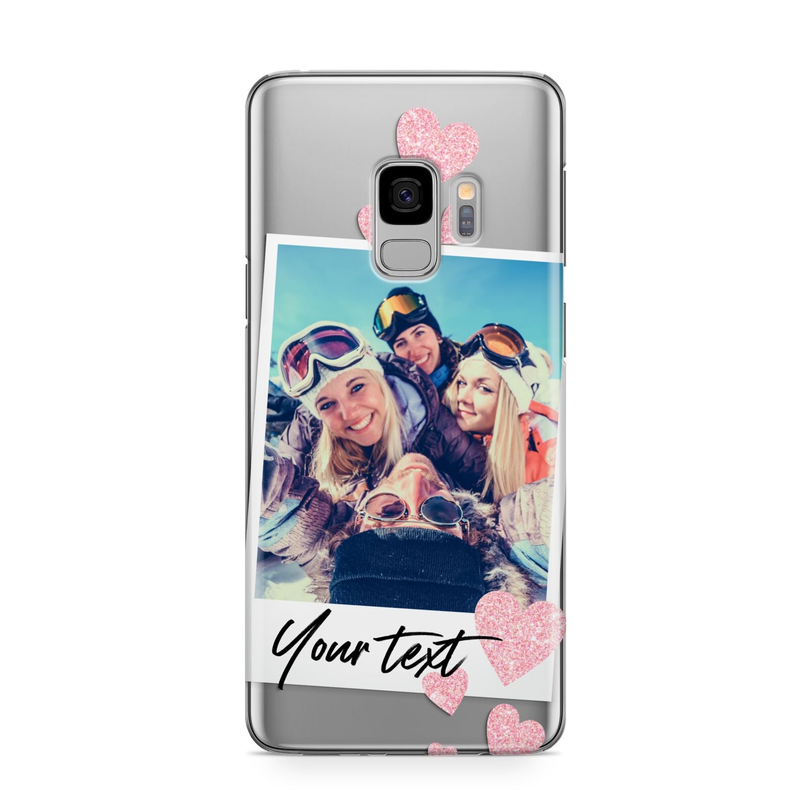 Photo with Text Samsung Galaxy S9 Case