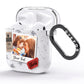 Photo with Text Star Pattern AirPods Glitter Case Side Image