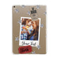 Photo with Text Star Pattern Apple iPad Gold Case