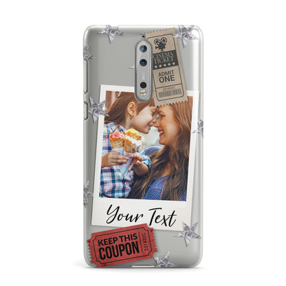Photo with Text Star Pattern Nokia Case