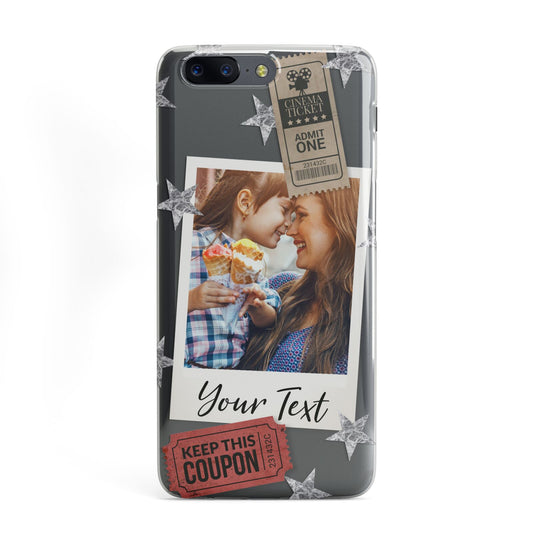 Photo with Text Star Pattern OnePlus Case