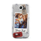 Photo with Text Star Pattern Samsung Galaxy S4 Mini Case