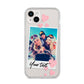 Photo with Text iPhone 14 Plus Clear Tough Case Starlight
