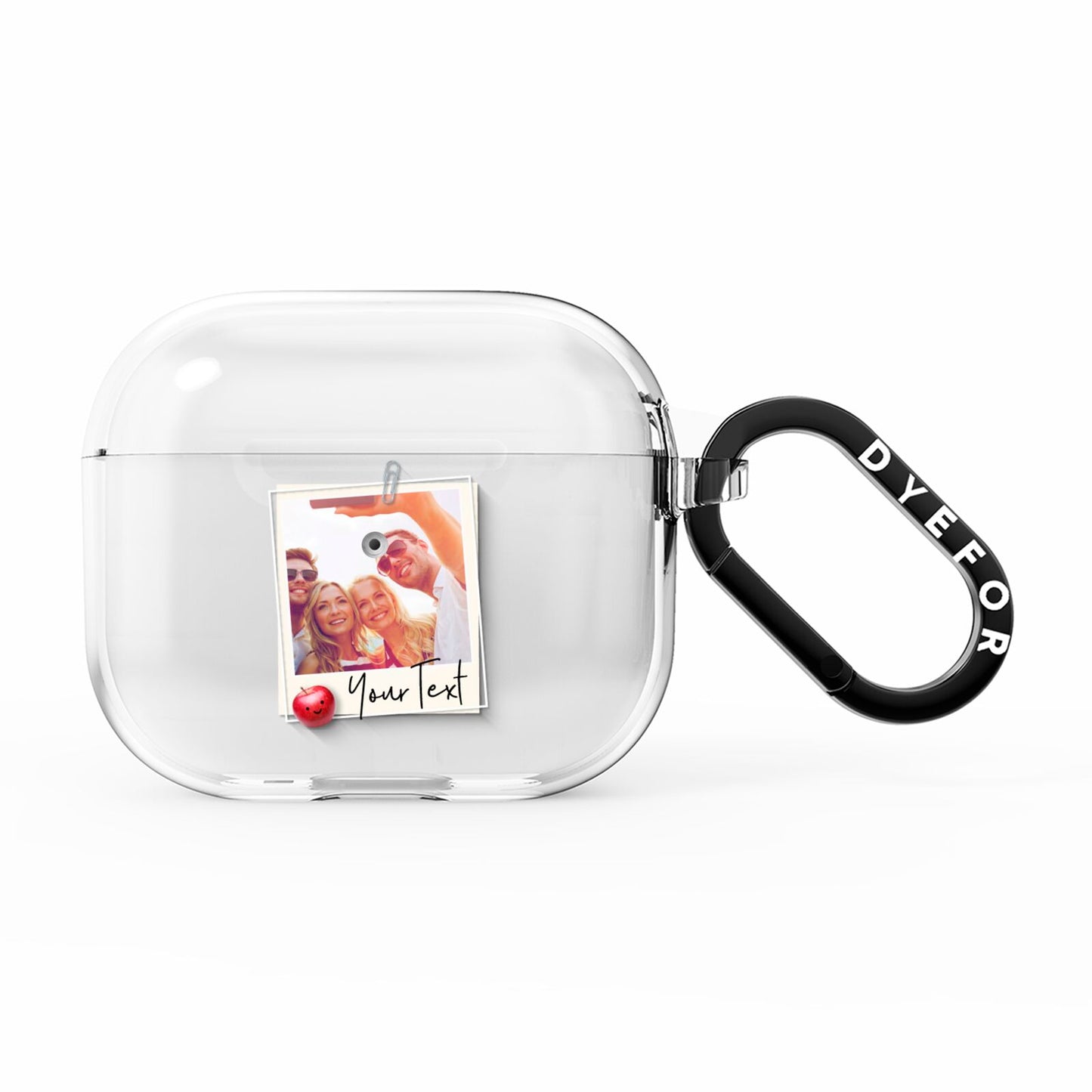Photograph and Name AirPods Clear Case 3rd Gen