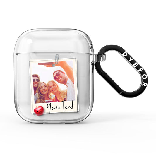 Photograph and Name AirPods Clear Case