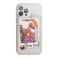 Photograph and Name iPhone 13 Pro Max TPU Impact Case with Pink Edges