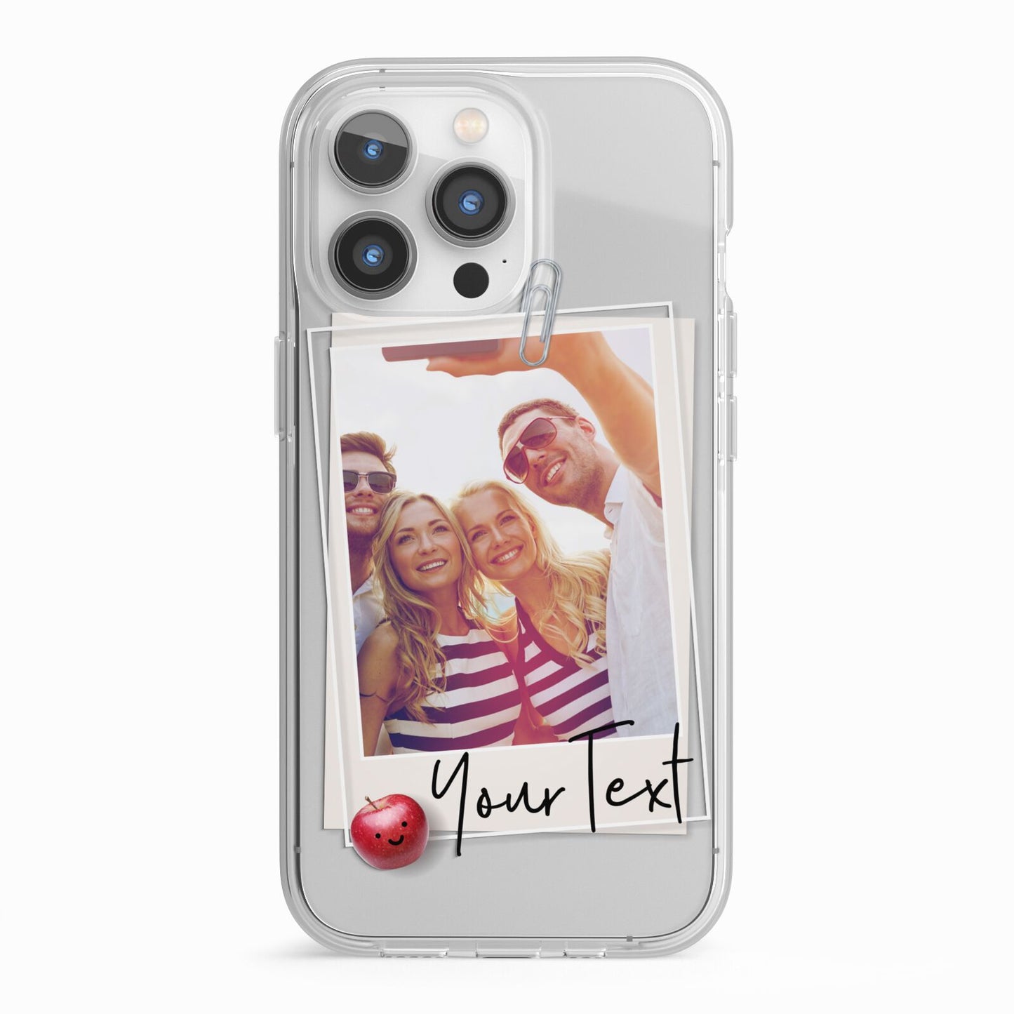 Photograph and Name iPhone 13 Pro TPU Impact Case with White Edges