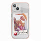 Photograph and Name iPhone 13 TPU Impact Case with Pink Edges