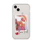 Photograph and Name iPhone 14 Plus Clear Tough Case Starlight