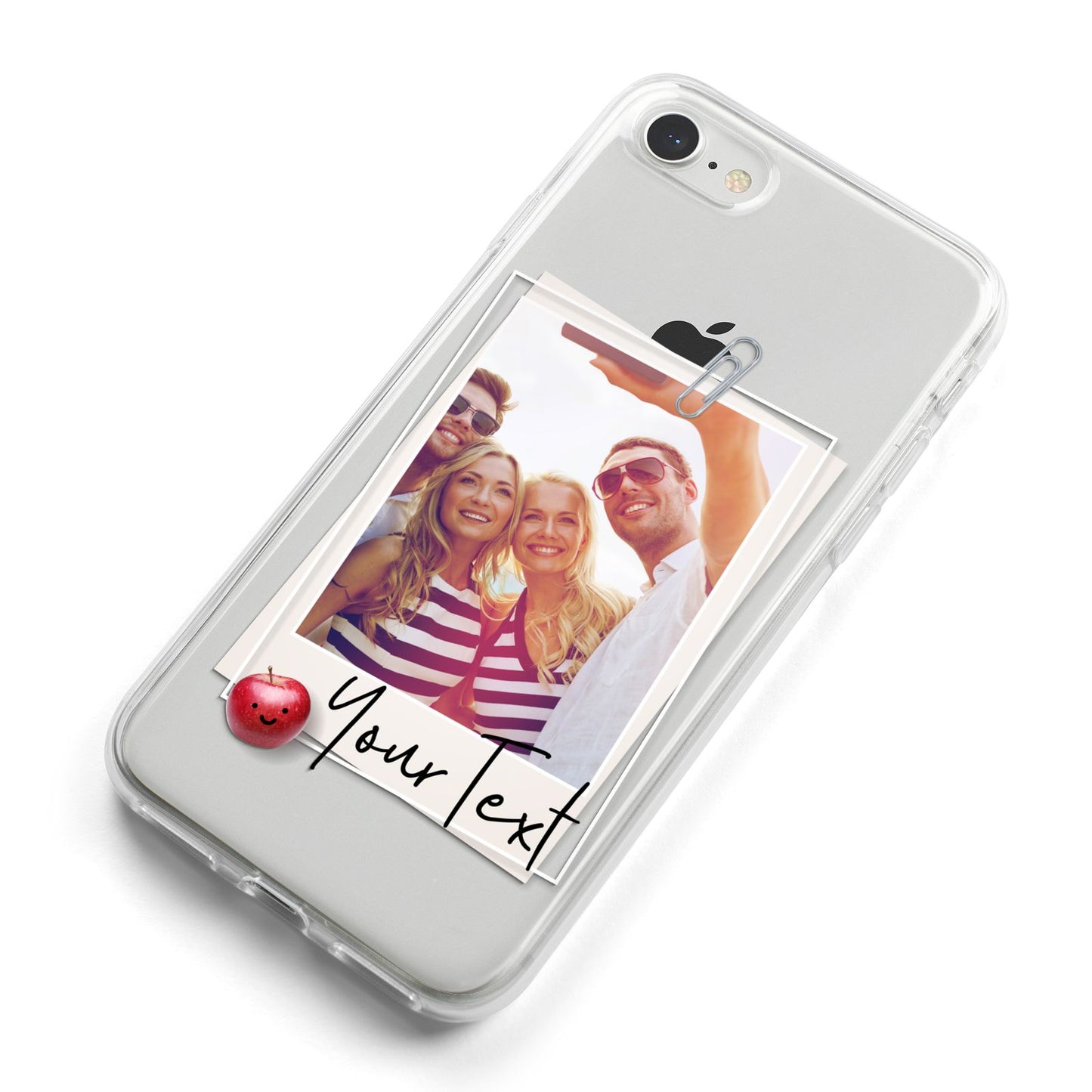 Photograph and Name iPhone 8 Bumper Case on Silver iPhone Alternative Image