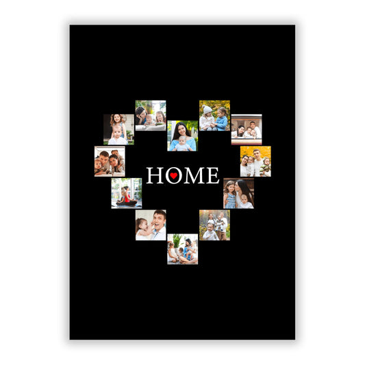 Photos of Home Personalised A5 Flat Greetings Card