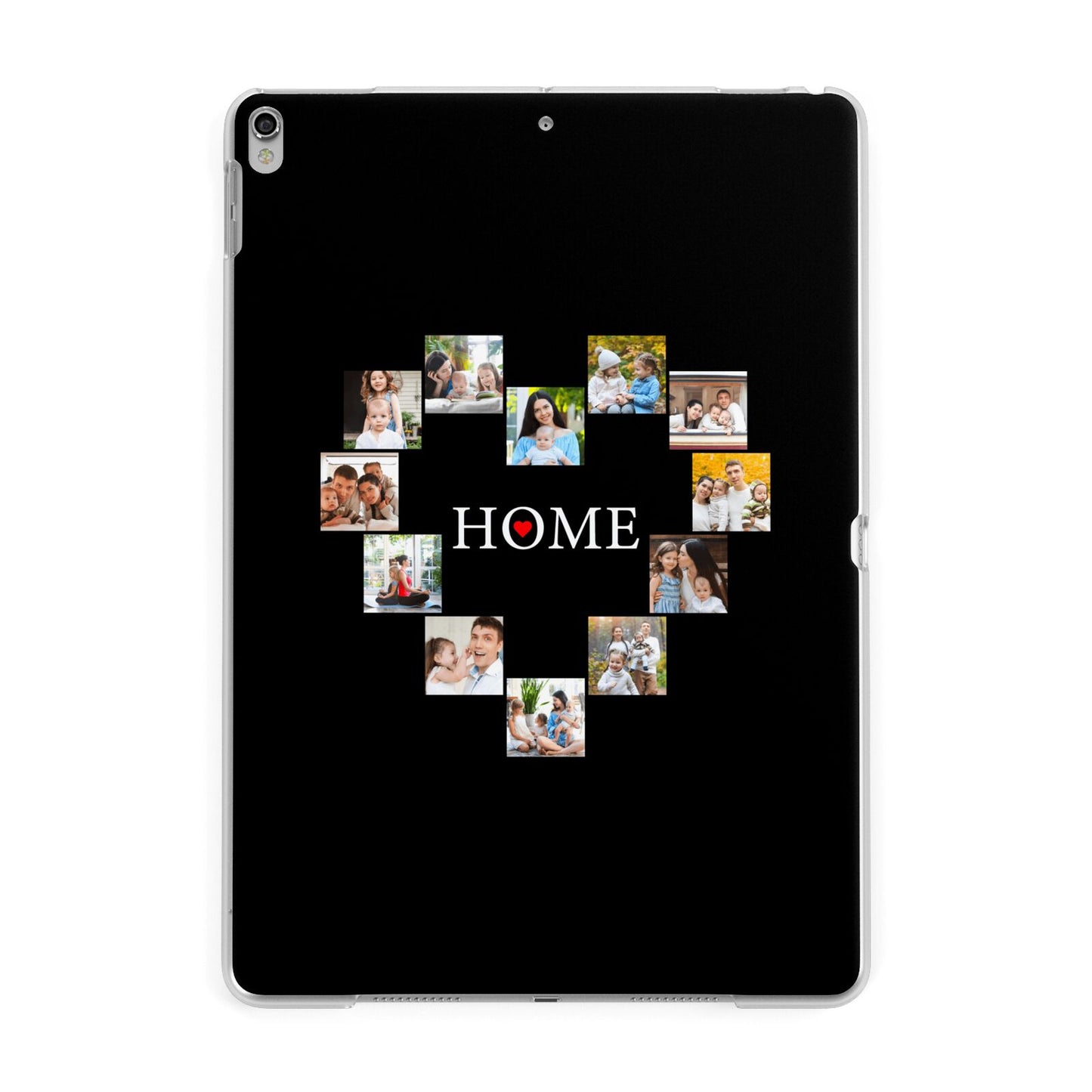 Photos of Home Personalised Apple iPad Silver Case