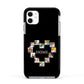 Photos of Home Personalised Apple iPhone 11 in White with Black Impact Case