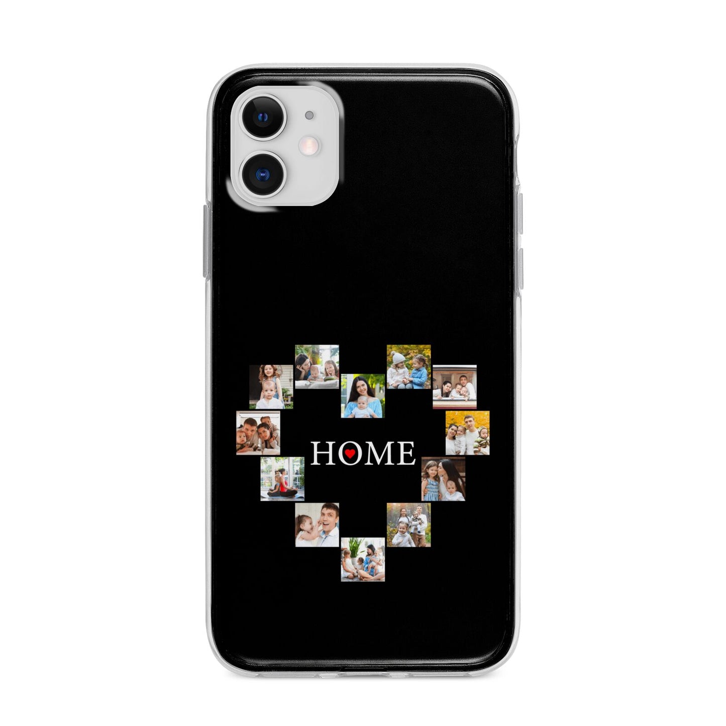Photos of Home Personalised Apple iPhone 11 in White with Bumper Case