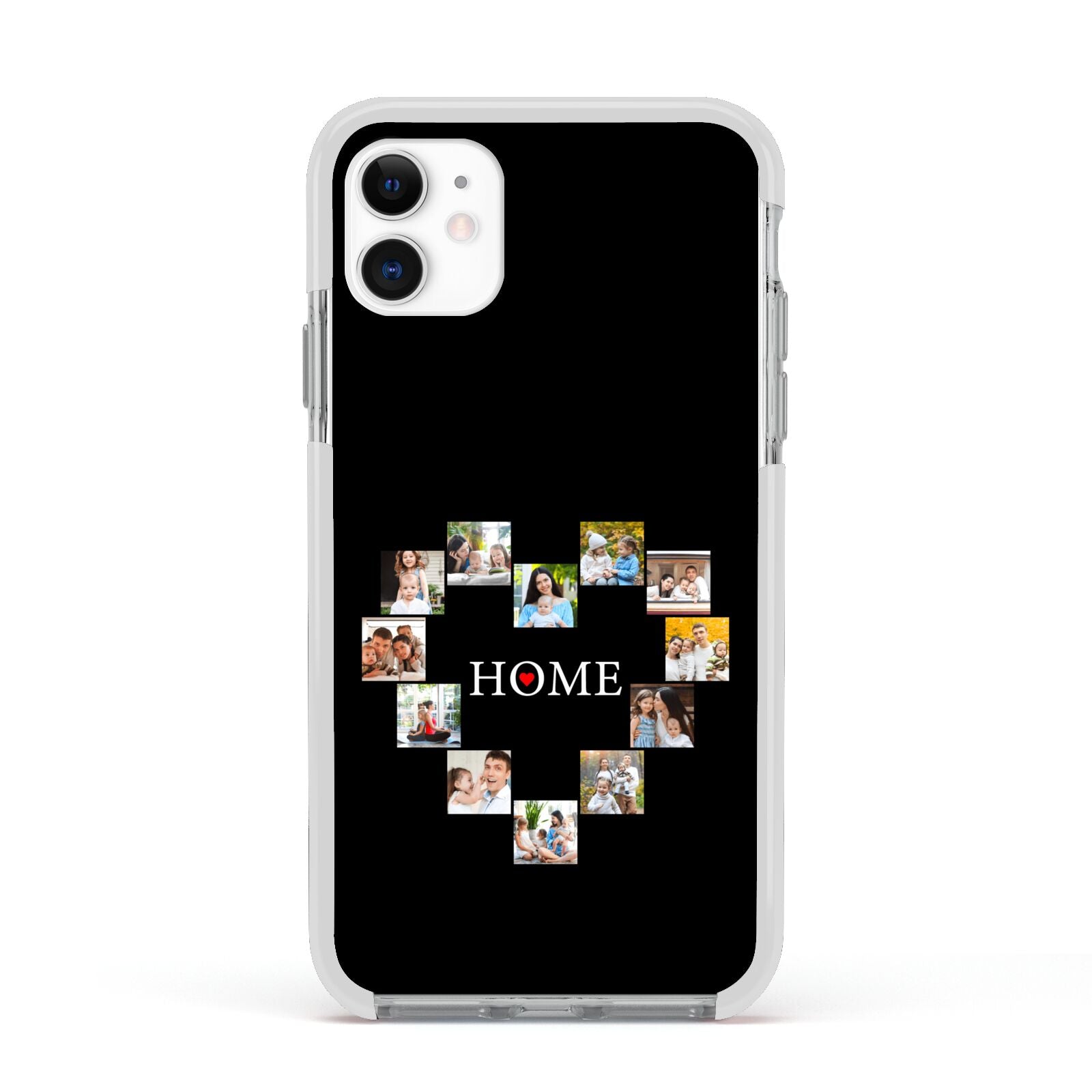 Photos of Home Personalised Apple iPhone 11 in White with White Impact Case