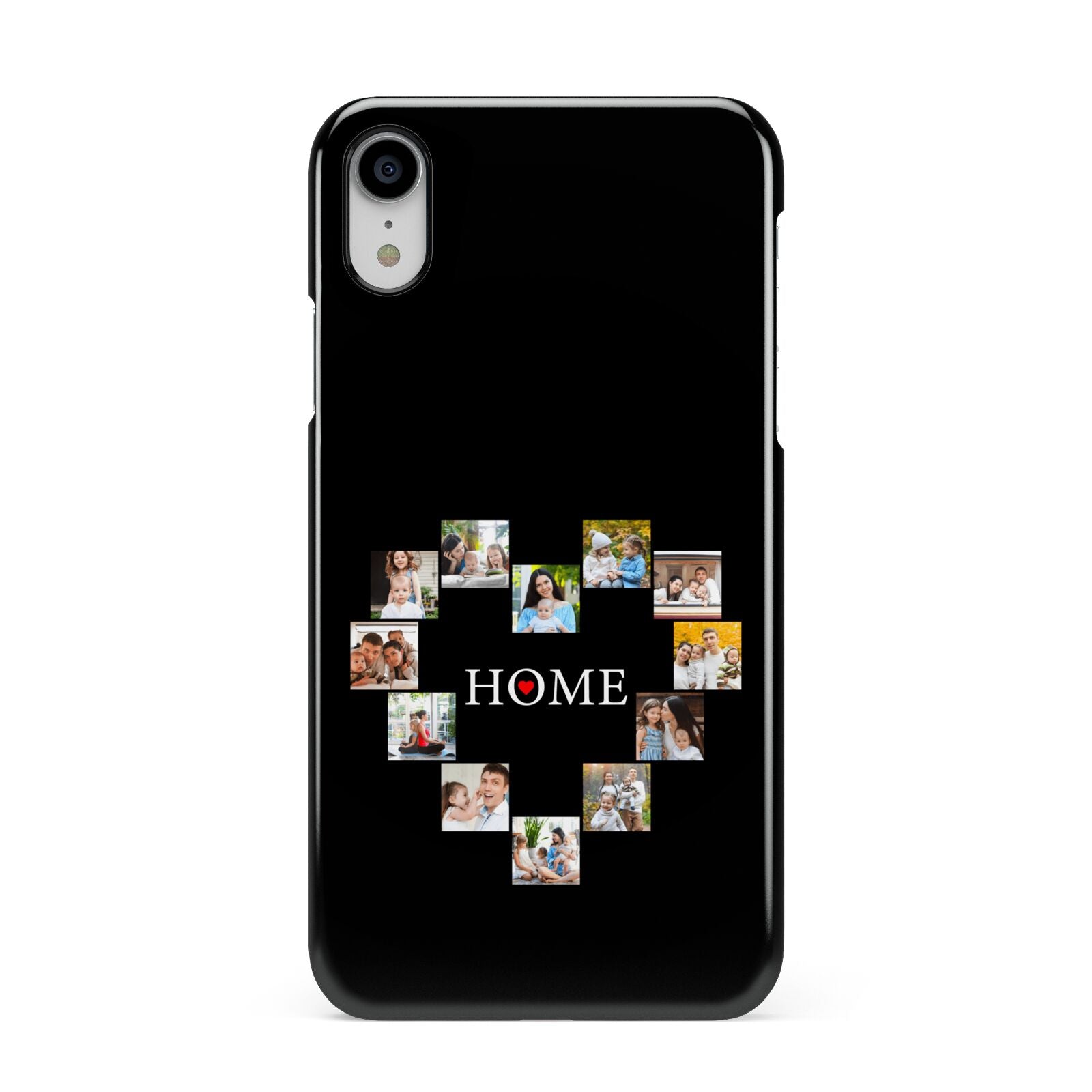 Photos of Home Personalised Apple iPhone XR White 3D Snap Case