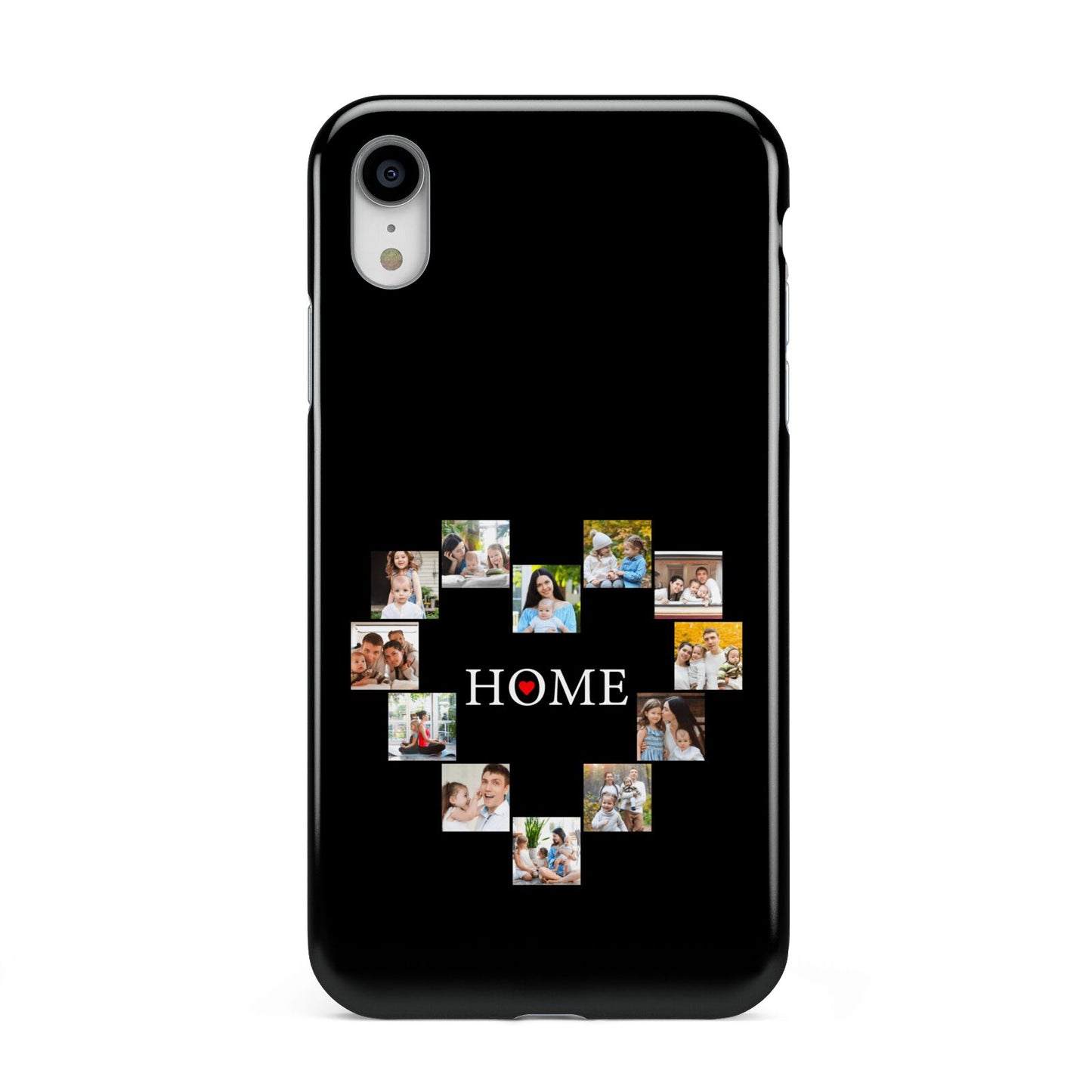 Photos of Home Personalised Apple iPhone XR White 3D Tough Case