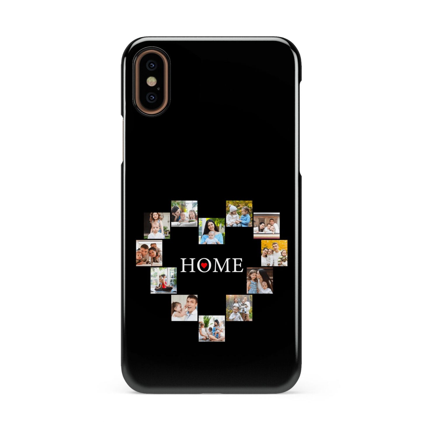 Photos of Home Personalised Apple iPhone XS 3D Snap Case