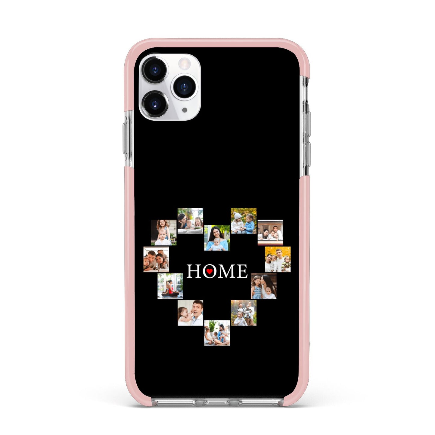 Photos of Home Personalised iPhone 11 Pro Max Impact Pink Edge Case