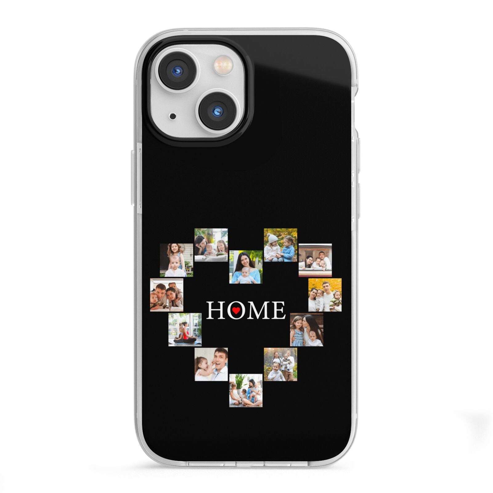 Photos of Home Personalised iPhone 13 Mini TPU Impact Case with White Edges